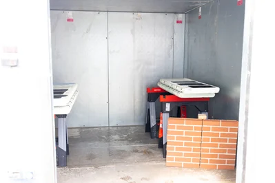 The inside of a Tremco climate chamber testing product resilience to cold temperatures.